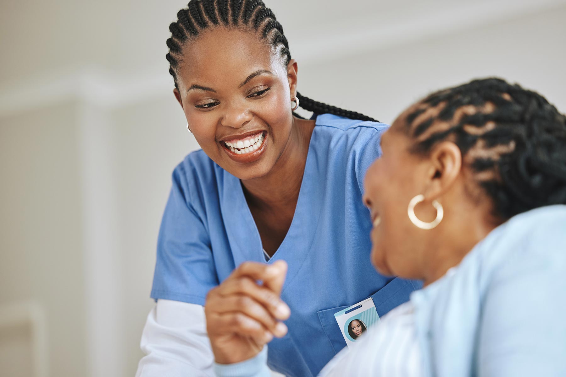 Photo of healthcare worker.